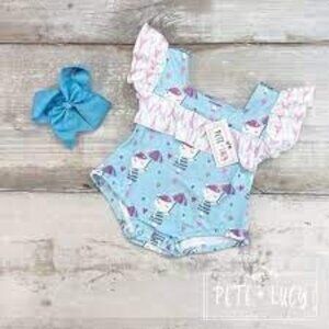 Pete + Lucy Party in Paris romper size 18-24 months